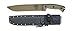 ESEE ESJUNGLASDE-BRK Junglas Fixed Blade Knife with Kydex Sheath, Dark Earth