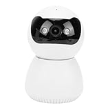 ASHATA Indoor Überwachungskamera, 1080P HD Kameras für die Sicherheit zu Hause mit Bewegungserkennung, Telefon App, 355° Weitwinkel Sprachanruf für Haustier Hund Nanny Baby