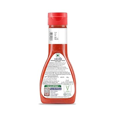 Veeba Sriracha Sauce, Chilli Garlic Sauce - 320 grams (11.28 oz) - India - Vegetarian
