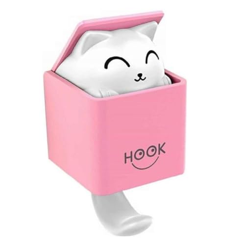 Image of ABS Plastic Multifunctional Decorative Hooks Key Holder Wall Mounted Adhesive Coat Hanger Hat Rack Sundries Organizer Accessories for Clothes Towel Bag (Art Decor, 1)