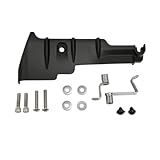 Motorrad-Hinterzylinder-Basisabdeckung, kompatibel mit Road King Street Tri 2009–2016(Black)