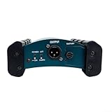 Caja DI activa de grado profesional para equipos de audio, con transformador de impedancia para un sonido mejorado