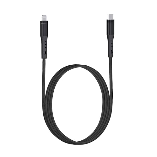 FINGERS Herculean-CL5 (Worlds Toughest Cable, Type-C Mobile Cable Fast Charging (up to PD 27 W) & High-speed Data Transfer (up to 480 Mbps), 1 m long)