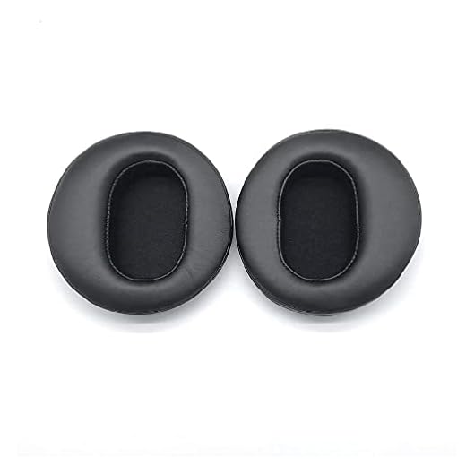 1 par öronkuddfodral mjukt läder kompatibelt med DENON-AH-D2000 D5000 D7000 örondyna kuddfodral del öronkudde kudde skydd för hörlurar öronmuffsskydd för overhead headset bästa trådlösa