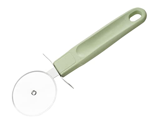 Fackelmann Ecolution Cortador de Pizza, Mango Ergonómico y Sostenible, utensilios de cocina, para Cortar Pizza Fácilmente, Verde Menta, 20 cm, 1 ud.