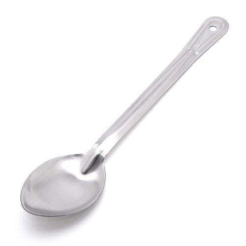 Browne BSH-13-S-P Buffet Serving Spoon Stainless Steel Heavy Duty, Solid, 13" - Image 2