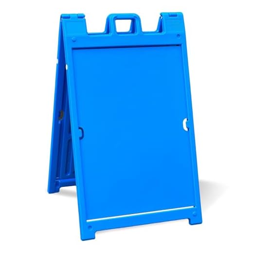 Signicade Deluxe Portable Sign Stand in Blue - sd-140-BU