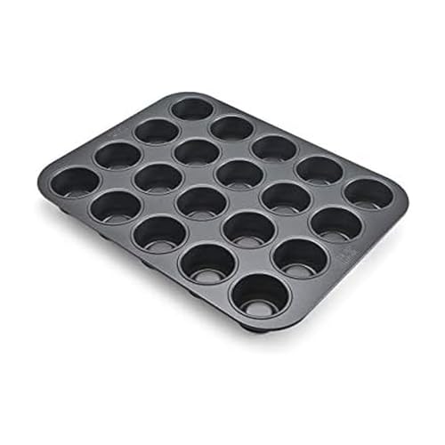 Chicago Metallic Professional 20-Cup Tea Cake Pan, 14-Inch-by-10.5-Inch