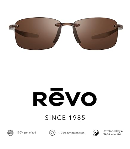 Revo Sunglasses Descend N: Polarized Lens with Rimless Rectangular Frame2