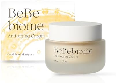 BeBebiome Revitalizing Cream (50ml / 1.7 Fl oz) Rich Texture, Skin Firning, Smoothing Fine Lines, Deep Moisturizer, Soothing, Postbiotics Skincare, NDP