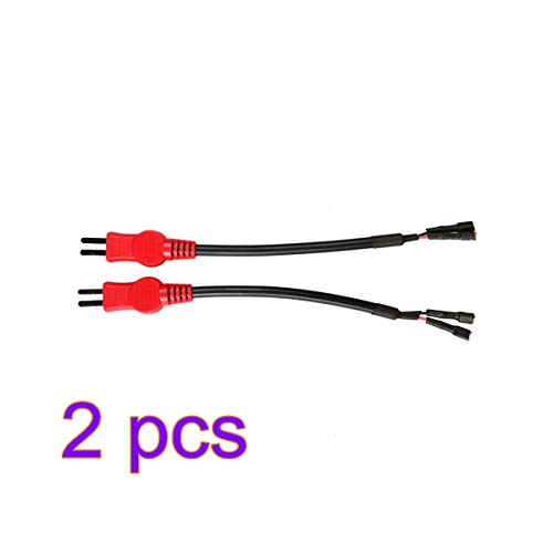 QPKING Automotive Fuel Injector Cleaner Tester Adapter Cables Universal Car Diagnostic Connectors for Injector Cleaner Tester