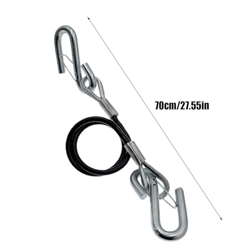 Corde de sécurité très résistante avec crochet pour éliminer les chocs de remorque - 6