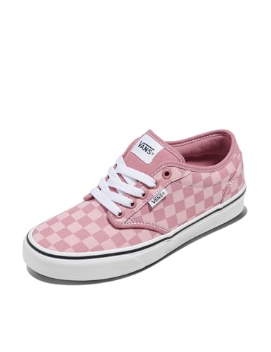 Image of Vans Women's Atwood Shoe, Tonal Check Rose, 8 | Casual Shoes