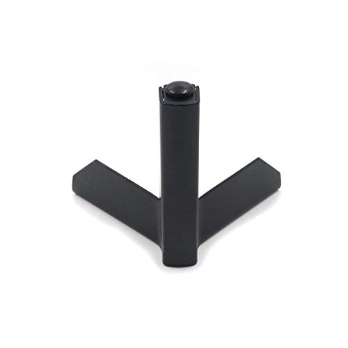 Image of JGS Iron Legs for Table Set of 4 for Furniture Riser Desk Heavy Duty Table Legs Workstation Table Height Extender Metal Legs for Wooden Cabinet & Coffee Table Stand(12 cm, Black)