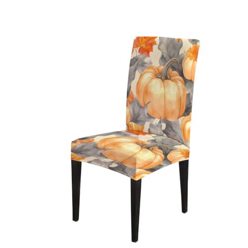 CAPSCEOLL Fall Chair Covers Stretch Parsons Chair Slipcovers Universal Removable Washable Chair Seat Covers Protector for Dining Room Kitchen Hoteland Party