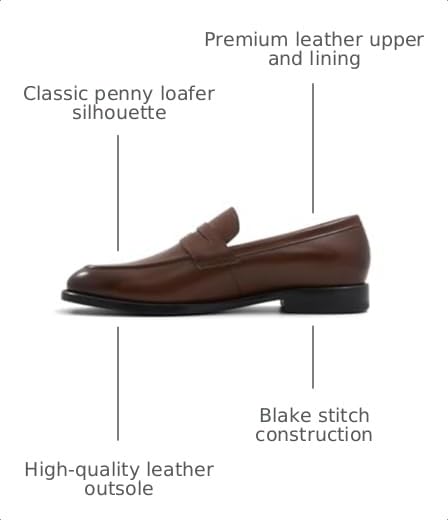 Image of Brooks Brothers Men's Greenwich Leather Penny Loafer Dress Shoe