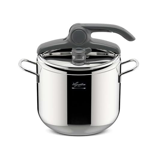 Lagostina Irradial Control Pentola A Pressione 7 L In Acciaio Inox 18/10 Ã˜ 22 Cm, Pentola Induzione E Gas, Coperchio Con Apertura Facilitata, Fondo Irradial Plus Triplo Strato