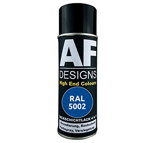 Alex Flittner Designs Rostschutzlack 4in1 RAL 5002 Ultramarinblau Metall Schutzlack Spray Rostschutzfarbe Sprühdose