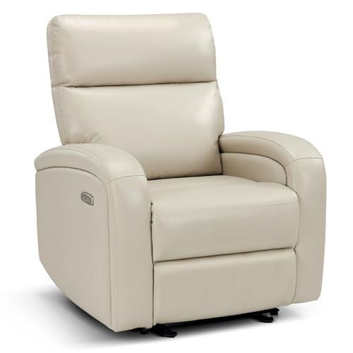 Sillón Plegable Beige de Cuero Sintético miniatura 1