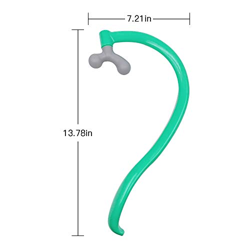 Carelax Self Massage Tool - Original Trigger Point Therapy For Back And Neck, Lower Back Massager, Myofascial Release Tool & Deep Tissue Muscle Massage Stick, Shoulder,Leg,Feet, Green #TOP6