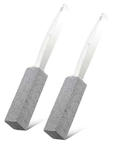 Kadden 2 Pack Toilet Cleaner Hard Water Build up Remover with Ergonomic Handle, Pumice Stone...