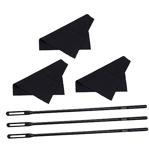 ERINGOGO Sax Cleaning Rod Flute Cleaning Swab Complete Flute Kit for Wind Instruments