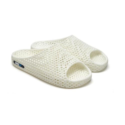 Unisex 3D Printed Slides for Men Women, Ergonomic Mellow Recovery shoes, Moonwalker Recovery Slippers Sandals for Shower, Gym, Beach & Home, Arch Support, Waterproof & Quick Dry