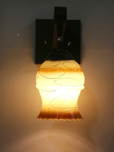 Image of Modern Decorative Designer Wall Light Industries for Living Room, Bedroom, Bedside, and Decorative Lighting Indoor Use, Bulb Not Included (122 Brown, 4)