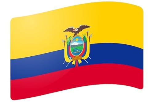 Bandera Nacional de Ecuador, 150 x 90 cm, Poliéster
