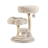 [Surface polyvalente pour griffer et jouer] - Cet arbre à chat avec une surface de repos généreuse offre à votre chat de nombreuses possibilités pour jouer, se détendre, observer et faire ses griffes. L arbre à chat est idéal pour les animaux actifs, favorise l exercice et l activité quotidienne et séduit en même temps comme meuble pour chat élégant, alliant fonctionnalité et apparence moderne.