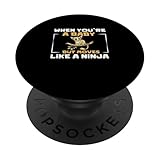 Le dessus imprimé est interchangeable avec d'autres modèles de PopGrip compatibles. Il suffit d'appuyer à plat, de tourner de 90 degrés jusqu'à entendre un clic et de le retirer pour l'échanger.