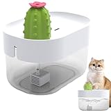 Katzenbrunnen für Katzen, 3 l, leise und waschbar, Wasserspender für Haustiere, leicht zu reinigen, zum Tränken im Haus für Kätzchen und andere