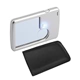 Lente d'ingrandimento a LED a batteria portatile tipo di credito