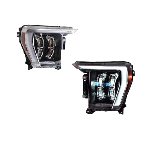 Phares avant Ford F-150 Raptor 2021-2023 avec feux de brouillard clignotants intégrés