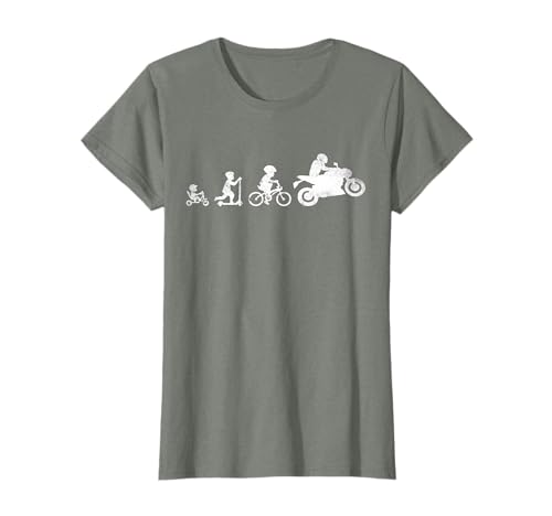 Moto Evolution | Design de Biker Amusant | Motards T-Shirt