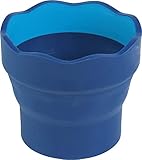Faber-Castell Creative Studio 181540 Clic & Go - Vaso de agua, color azul
