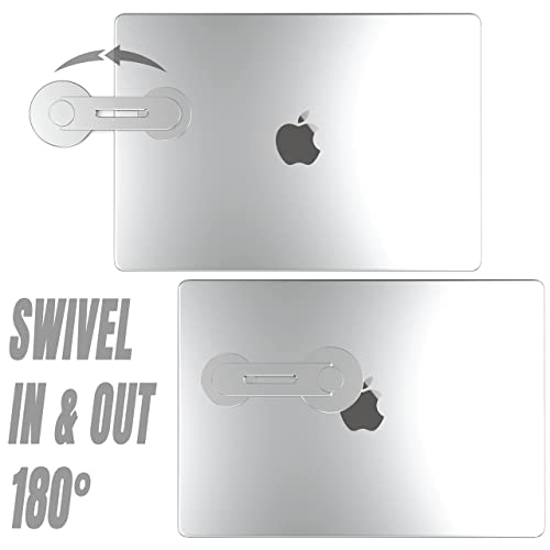 MAKINGTEC Hidden mobile phone holder, lim Magnetic Phone Holder Swivels 180° for Laptops and Monitors - Adjustable Magnetic Arm - Compatible with iPhone 14/13/12 Plus Pro Max Mini