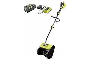 RYOBI 40V HP Brushless 12 in. Cordless Electric Snow Shovel with 4.0...
