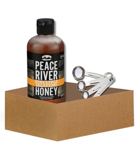 Peace River Honey Piña Jalapeño 12 OZ con Cucharas Medidoras