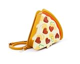 Bewaltz Novelty Handbag, Fun Shape Tween Style - Sauce Packet Crossbody (Pizza Handbag)