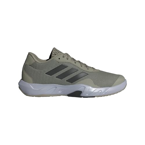 Adidas Men's Amplimove Trainer, Silver Pebble/Black/Dash Grey, 11