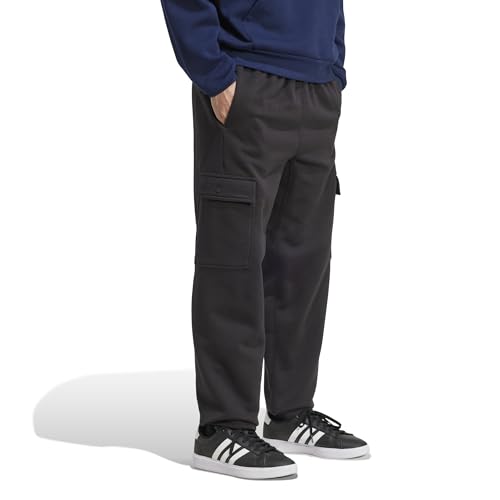 adidas Men's All Szn Fleece Loose Open Hem Cargo Pants3