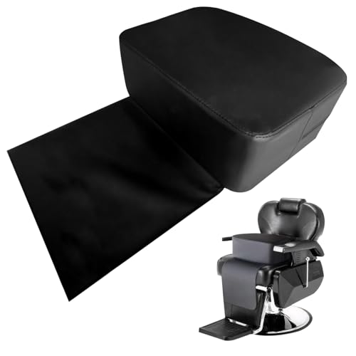 Booster Seat for Barber Chair, PVC Salon Booster Seat Cushion Pads for Kids Hair Cutting, Boat Booster Seat for Driver, Cushion for Styling Chair, Barber Spa Equipment