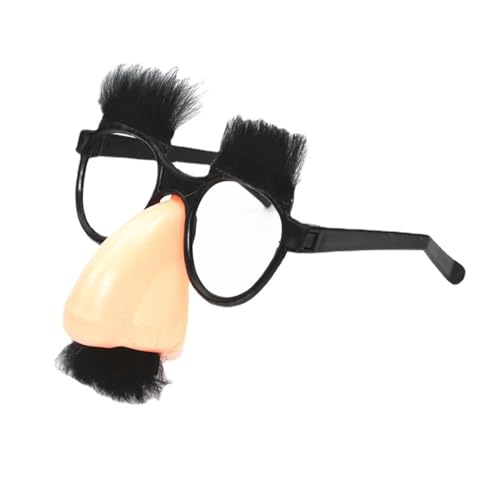 Lezevn 12Pcs Halloween Disguise Glasses Big Nose Glasses with Eyebrows and Mustache Funny Halloween Party Decoration - Image 2