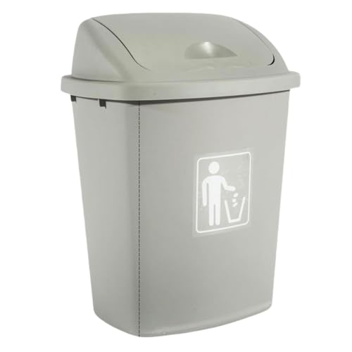 Poubelle cuisine 40L grande poubelle plastique parc et rue