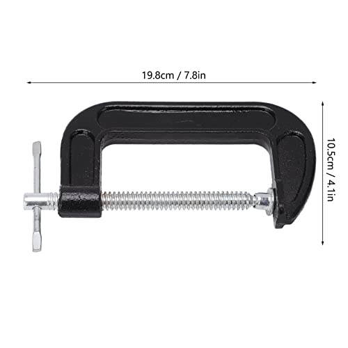 Grampos G para marcenaria, braçadeira G resistente com abertura de mandíbula larga força industrial