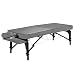 Produktbild Master Massage 71cm Montour LX Portable Mobil Massageliegenpaket in Dove Grey mit Holzfuß und Tragetasche
