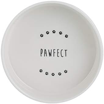 Mason Cash Pawfect Dog Bowl,White,15x5cm One Size (Pack of 1)