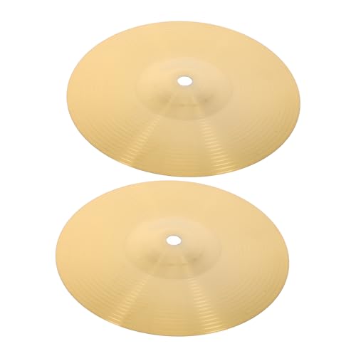 ULDIGI Metal Drum Cymbal Set Crash Cymbals for Jazz Drum Practice 8 Inches Diameter