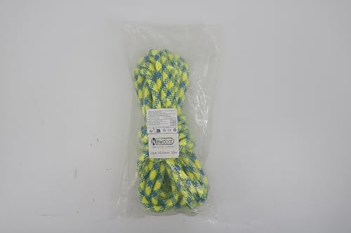 Newdoar ROPE009-10GREEN 10.5Mm(3/8In) Dynamic Rope,24Kn(5399 Lb) Robust Nylon Kernmantle Rope,3 Sizes Multipurpose Rope thumb #7